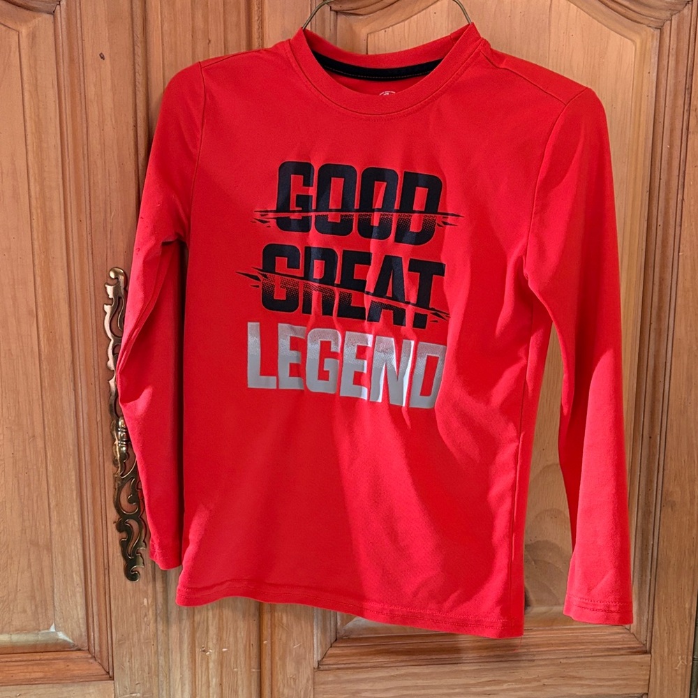 Kids Long-Sleeve Red 'Legend' Tee